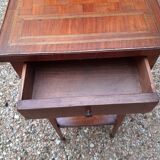 Wooden side table at the end of the 19th century