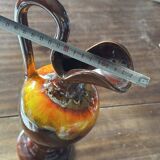 Vallauris ceramic soliflore vase H 37 cm