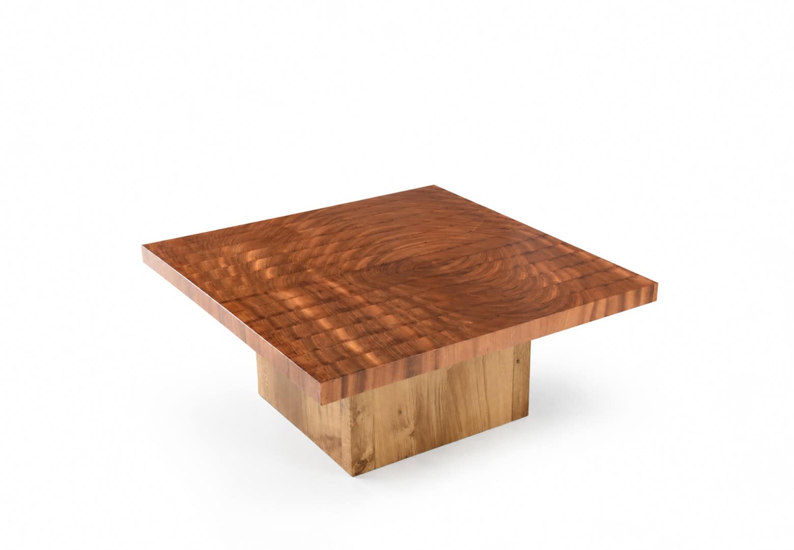 Exotic wood coffee table - ECHO model - contemporary design