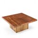 Exotic wood coffee table - ECHO model - contemporary design