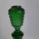 Empoli green glass bottle, zodiac signs