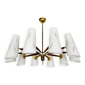 Grand lustre en laiton - moderne