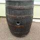 Bar tonneau bois - 71cm - sur roulette