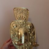 Mid Century Swedish Brass Sconce
