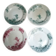 Set de 4 assiettes décor anémones Bertrand Bordeaux