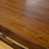 Brutalist table in elm by Aranjou 1950s