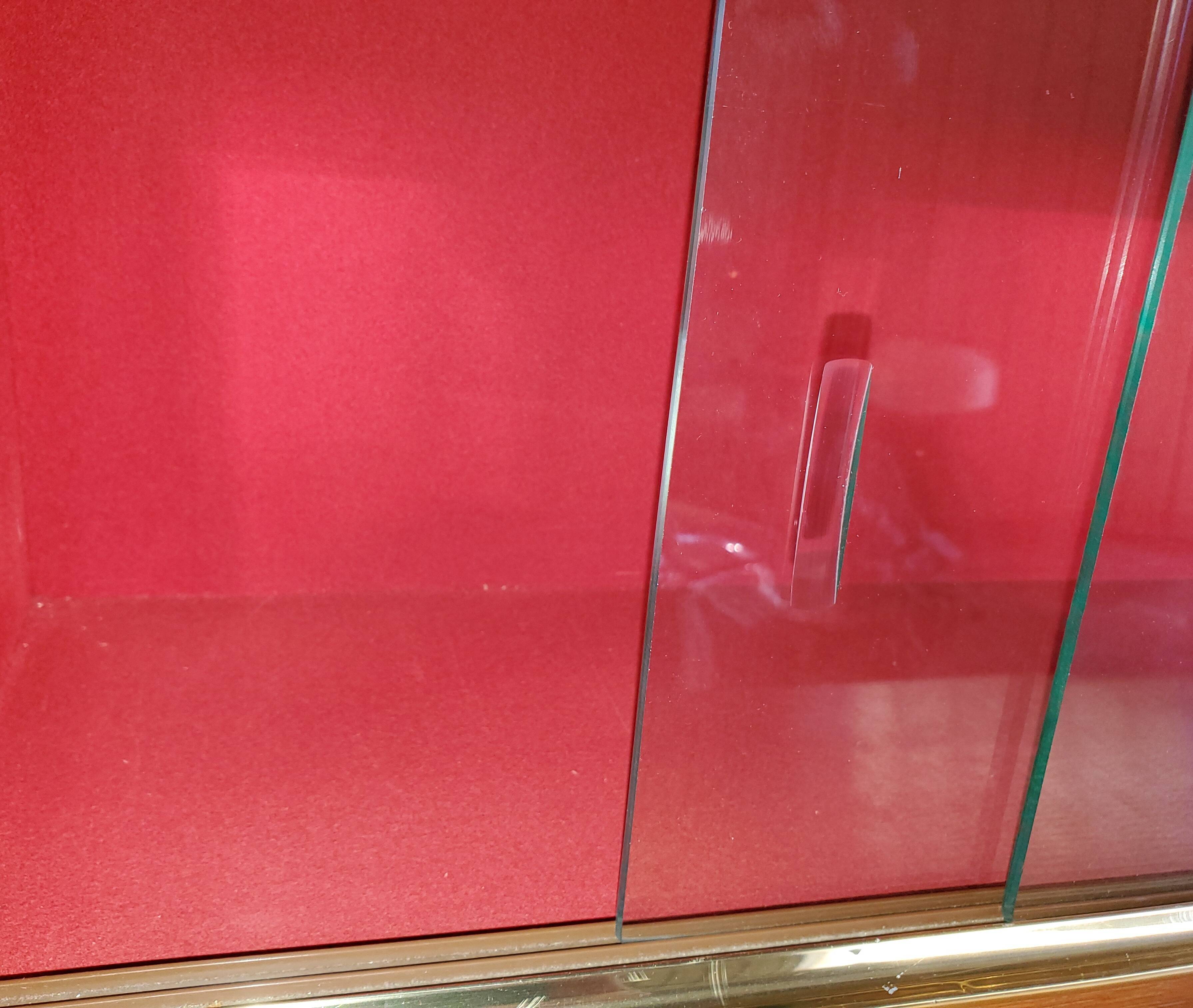 Fold bed in a 60's cabinet