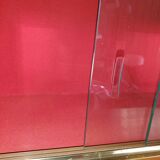 Fold bed in a 60's cabinet