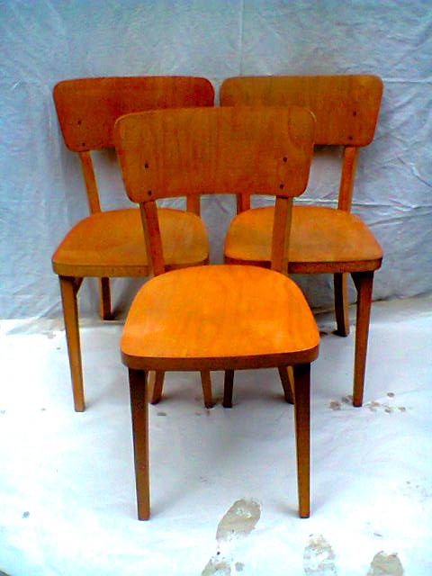 3 chairs THONET