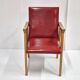 Fauteuil vintage pieds compas 1950
