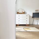 Beveled art deco mirror