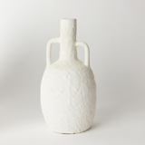 Vase en grès blanc