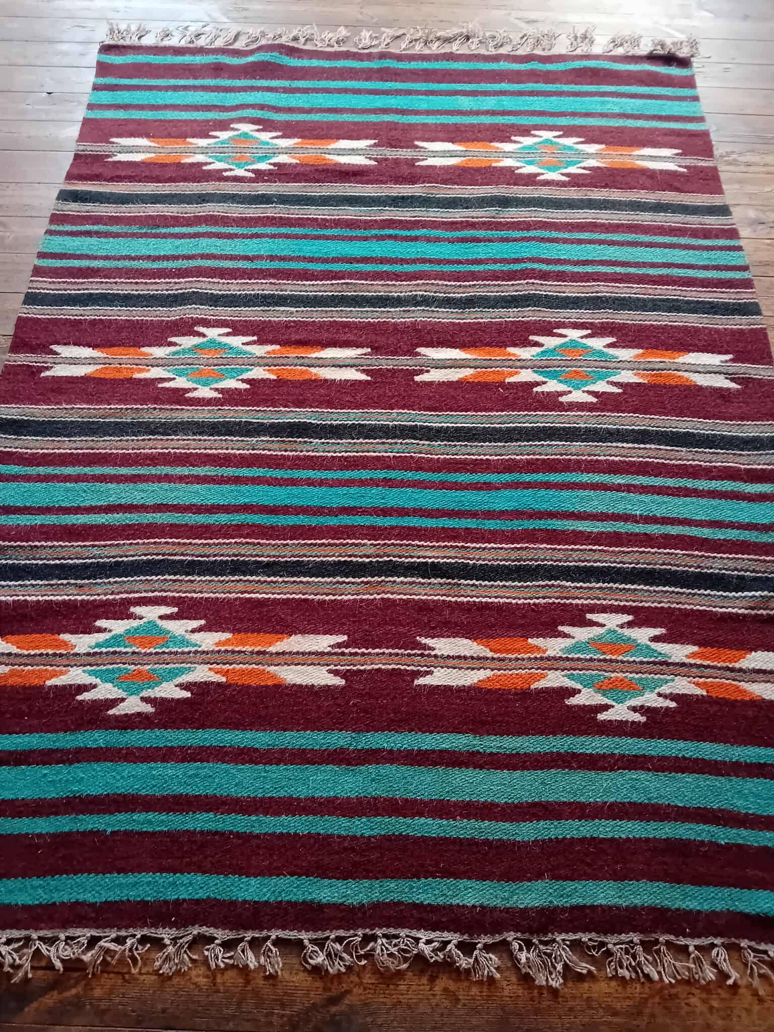 Handmade Berber Bedouin Rug 209x151cm
