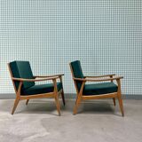 Pair of Scandinavian armchairs (renovated)