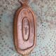 Slurry glazed ceramic dish in the shape of vintage fish