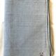 Old hemp harvest tablecloth tinted grey