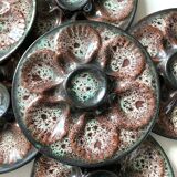 12 oyster plates Vallauris Marius Giuge