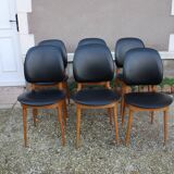 Série de  chaises Baumann Pégase