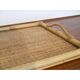 Vintage 60s rattan serving tray