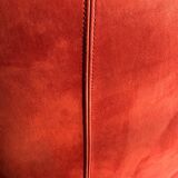 Papageno armchair leolux nubuk carmine red