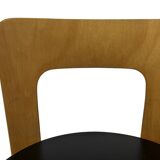 Chaise vintage modèle 65 par Alvar Aalto pour Artek (Linoléum noir)