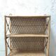 Rattan and wicker shelf