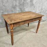 Antique table dining table kitchen table oak 74x120 cm