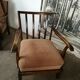 Pair of art deco velvet armchairs