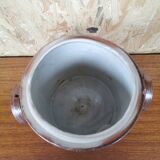 Glazed stoneware pot