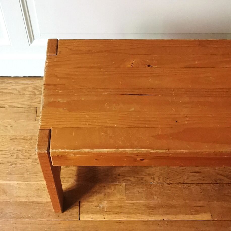 Banc en pin massif