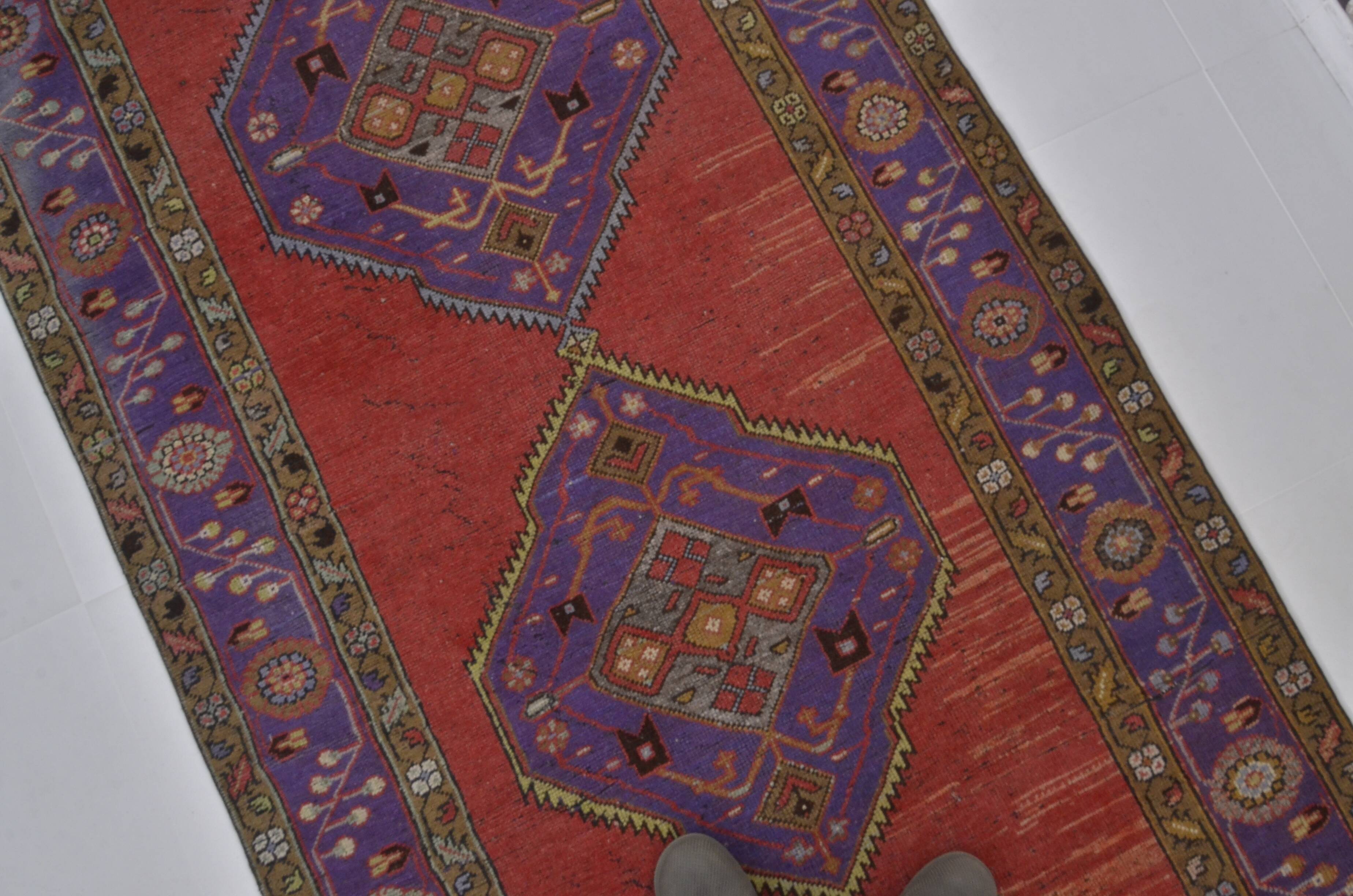 Red & Blue Turkish Wool Rug sku 1207