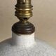 Cracked ceramic ball lamp art deco 1930