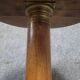 Empire period pedestal table in solid wood and gilt bronze