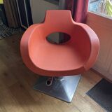 Stunning vintage design armchairs from the 70s, in Porsche Space Age style.