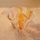 Small vintage handkerchief vase in Murano glass.