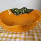 Orange slip salad bowl