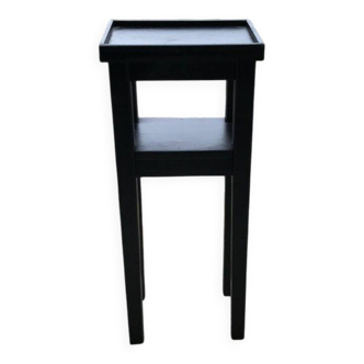 Petite table d'appoint noire Art Déco, années 1930