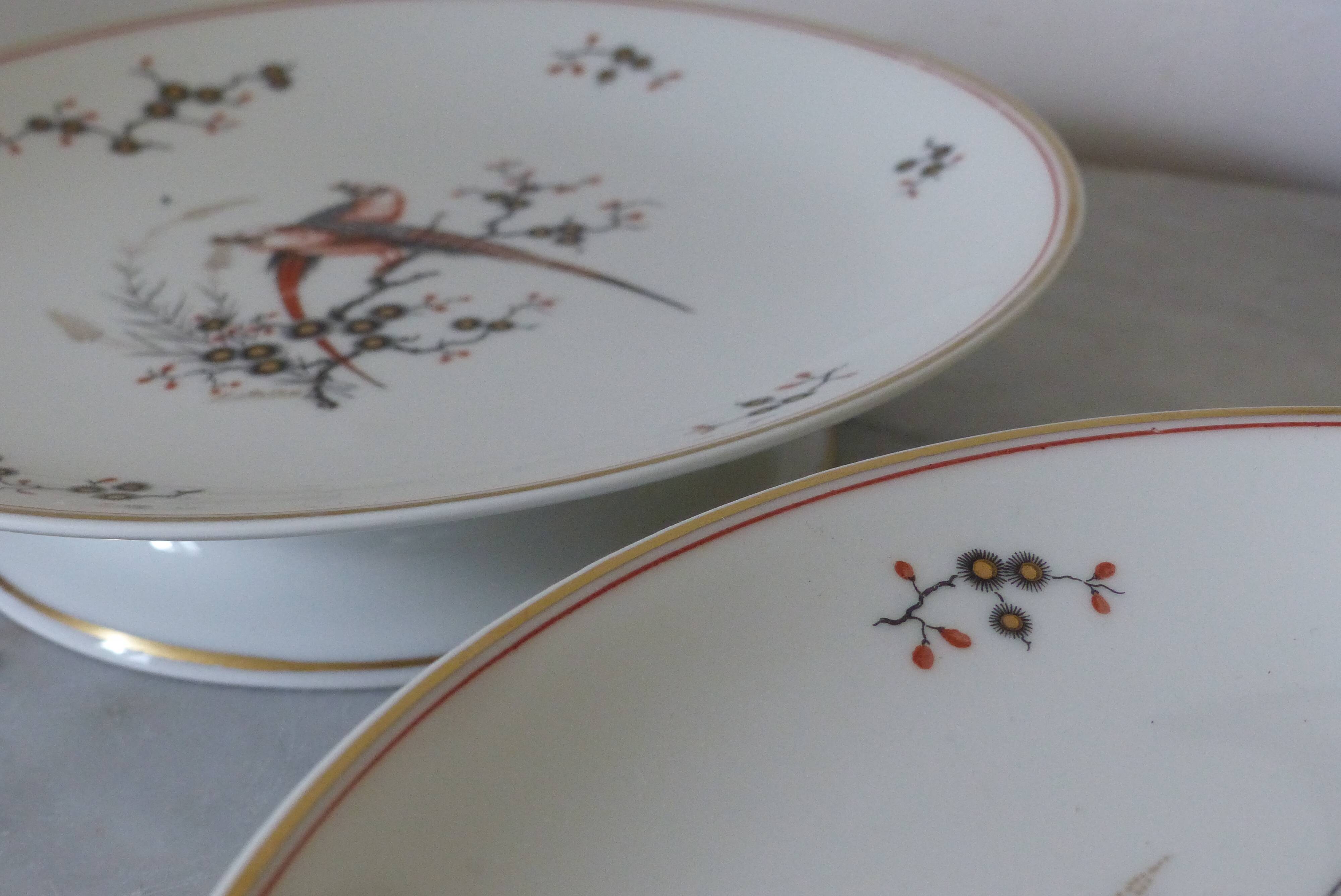 Royal Limoges porcelain compotier dish
