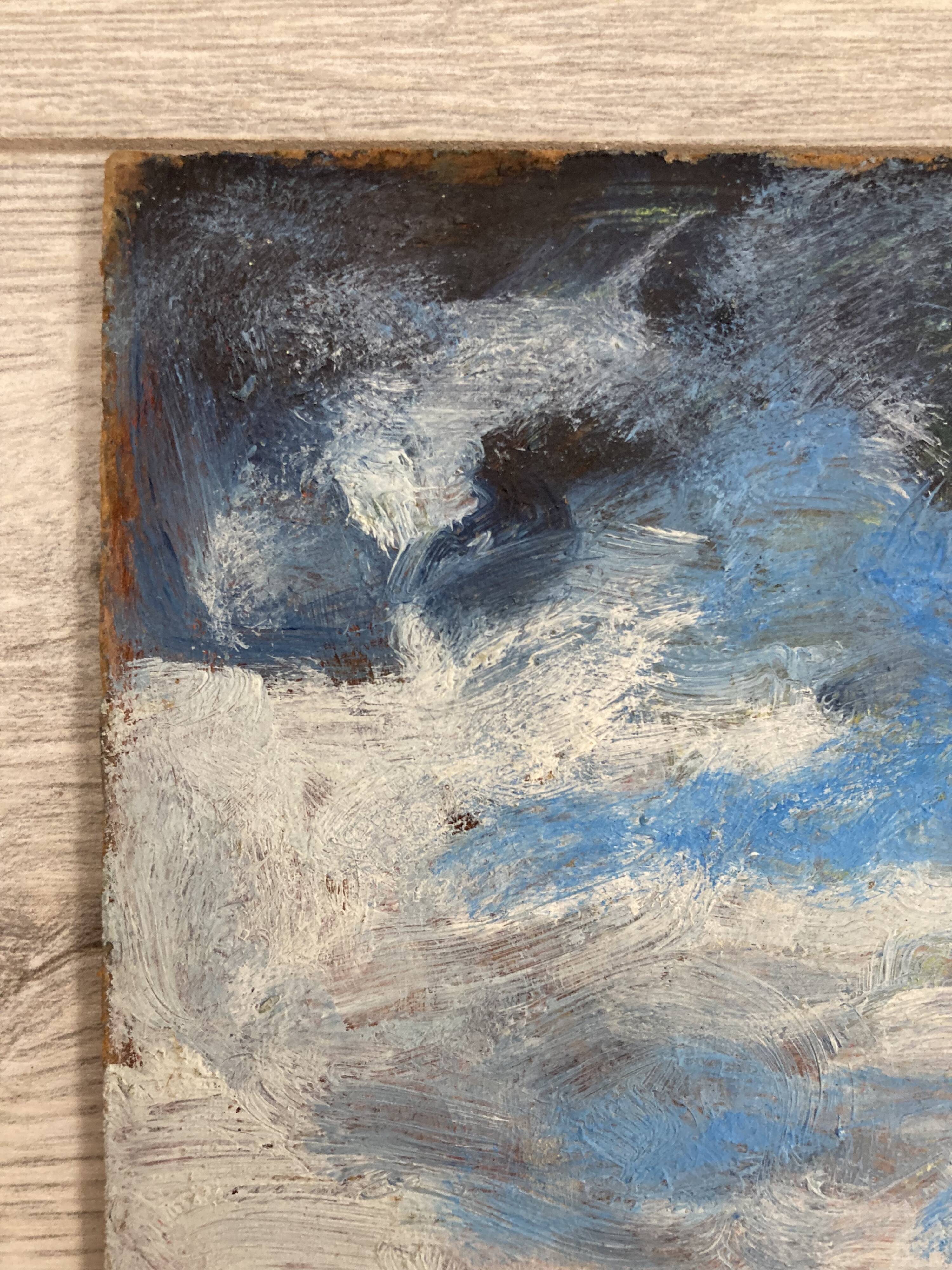 Henry d'Avesnes (1907-1999) Waterside Landscape. Oil on panel