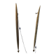 Jean Jacques Argueyrolles, large pair of sconces in gilded patinated iron