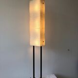 Maison Arlus floor lamp in metal brass and perspex