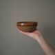 Ceramic stoneware bowl handmade pottery artisanal manufacturing Scandinavian country decoration