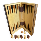 Jeu de backgammon en bois 