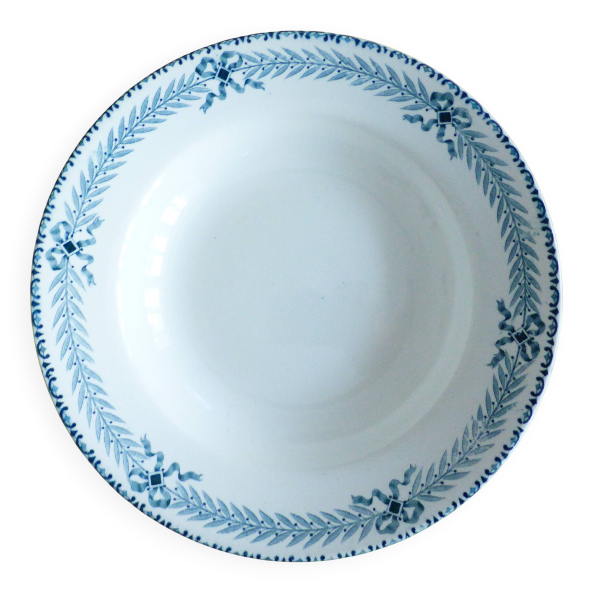 1 deep plate made of Boulanger ironstone model Chinon 221268