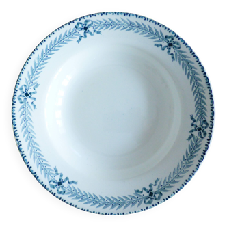 1 deep plate made of Boulanger ironstone model Chinon 221268