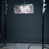 Large Vintage J.T. Kalmar Glass Flush Mount - 1960s Austrian Ceiling Light