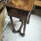Empire period work chair in Cuban mahogany