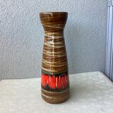 Vase fat lava Scheurich west Germany