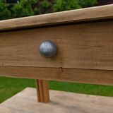 Petite table basse bois brut