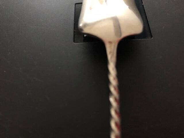 6 silver ice cream spoons 1898-1903